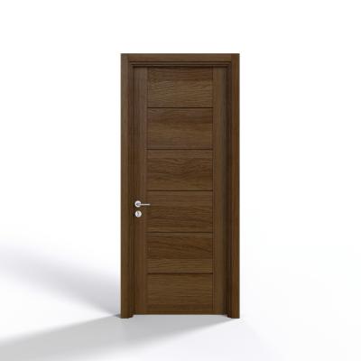 Modern natural wood door